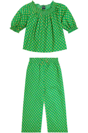 Ralph Lauren Ensemble top et pantalon en coton à fleurs