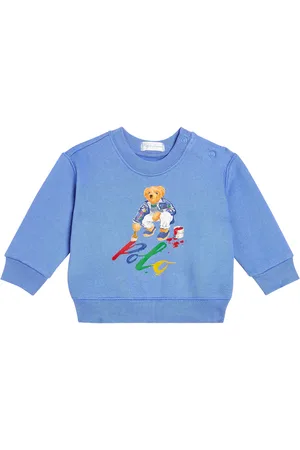 Ralph Lauren Bébé – Sweat-shirt Polo Bear en coton mélangé