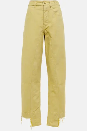 Jil Sander Jean ample à taille haute