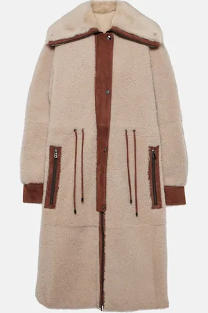 Bogner Manteau Gritt en shearling et daim