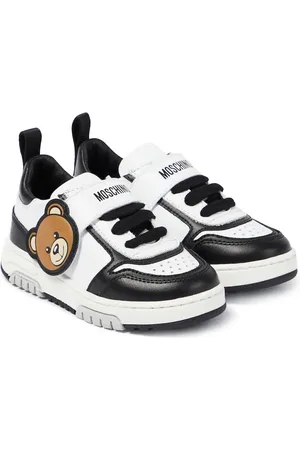 Moschino Baskets Teddy Bear en cuir