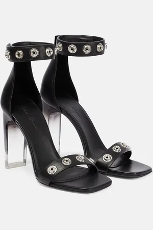 Rick Owens Sandales Snaps en cuir