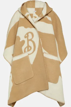 Burberry Cape imprimée en laine