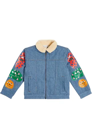 Stella McCartney Veste imprimée en jean