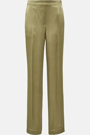 Joseph Pantalon droit Tova en satin de soie