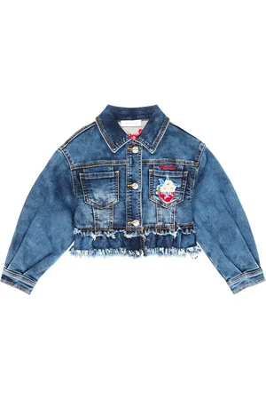 MONNALISA Veste brodée en jean