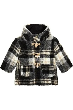Il gufo Bébé – Manteau à carreaux