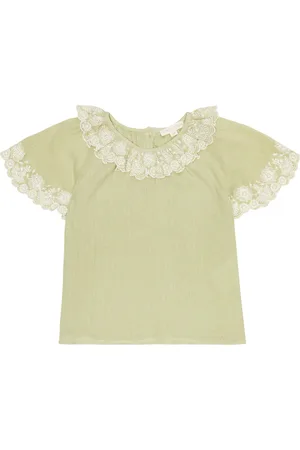 Louise Misha Blouse Antoinette brodée en coton