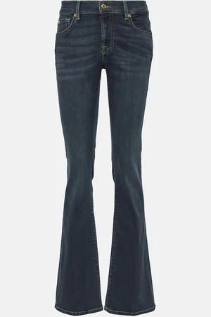 7 for all Mankind Jean bootcut à taille mi-haute