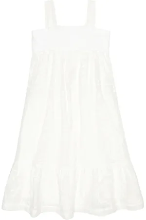 Chloé Chloé Kids Robe brodée en coton