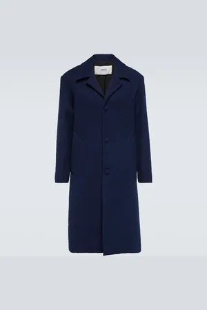 Ami Manteau en laine et coton mélangés