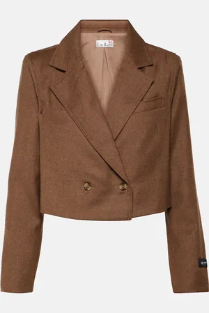 AG Jeans X EmRata – Blazer Berlin raccourci en laine