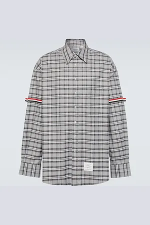 Thom Browne Chemise en coton à carreaux
