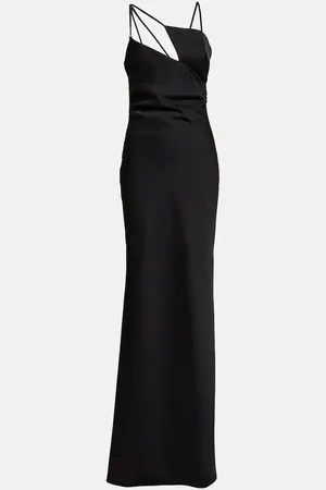 The Attico Robe longue Melva asymétrique