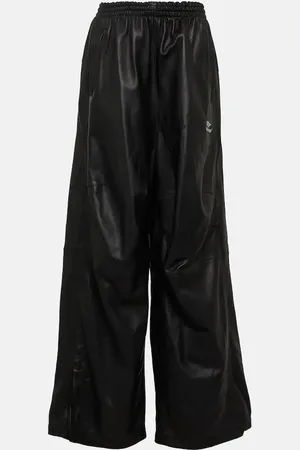 Balenciaga Pantalon ample en cuir