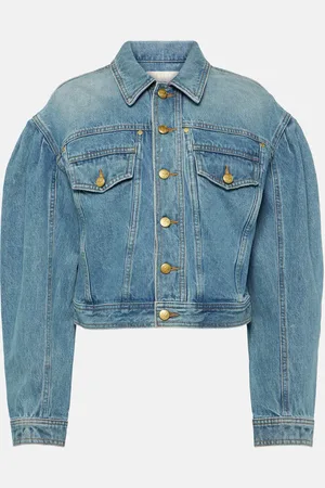 ULLA JOHNSON Veste raccourcie Cosette en jean