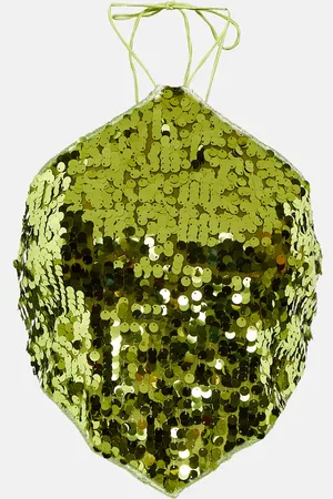Oseree Oséree Top raccourci à sequins