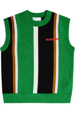 Burberry Pull sans manches en laine et cachemire