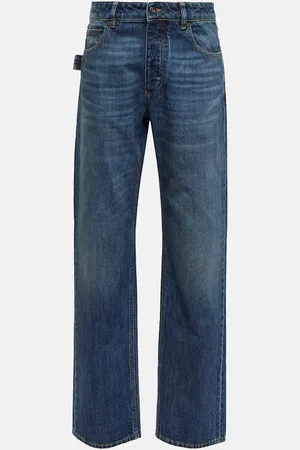 Bottega Veneta Jean droit à taille haute