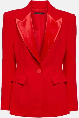 ALEX PERRY Blazer Priestly en crêpe et velours