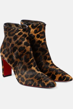 Christian Louboutin Bottines Suprabooty 85 à motif léopard