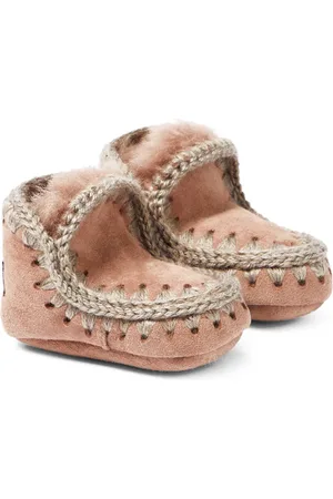 Mou Bébé – Bottines en daim et shearling