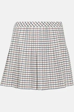 Tory Burch Jupe de tennis plissée à carreaux