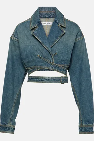 Alaïa Alaïa Veste raccourcie en jean