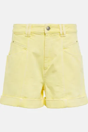 Isabel Marant Short Vetanio à taille haute en jean