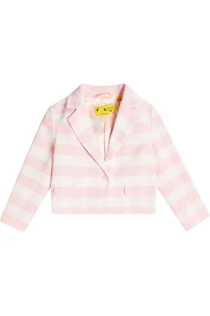 OFF-WHITE Blazer rayé en coton mélangé