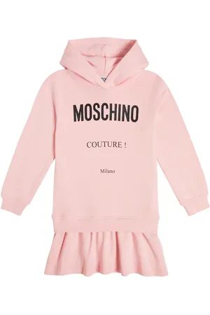 Moschino Robe sweat-shirt en coton à logo