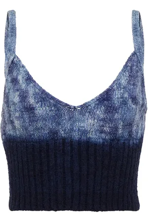 Altuzarra Top raccourci Sim tie & dye en soie