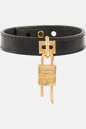 Givenchy Bracelet 4G Padlock Mini en cuir