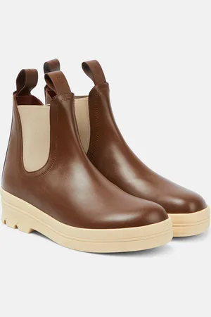 Loro Piana Bottines Chelsea Lakeside en cuir