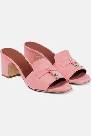 Loro Piana Mules Summer Charms en daim