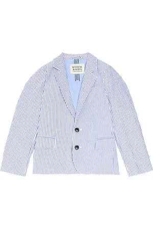 Scotch&Soda Blazer rayé en coton