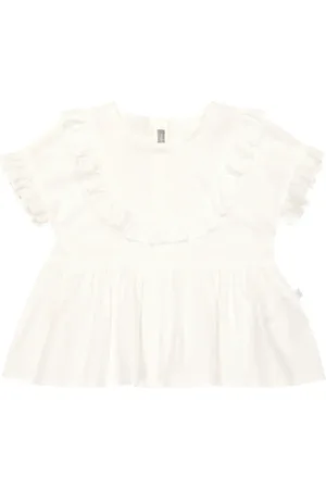 Il gufo Blouse en coton mélangé