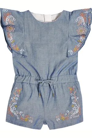 Chloé Chloé Kids Bébé – Combi-short brodée en coton