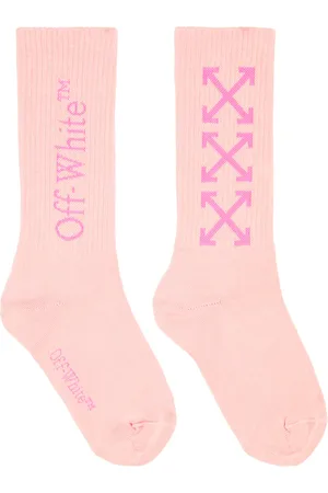 OFF-WHITE Chaussettes Arrows en jacquard de coton mélangé