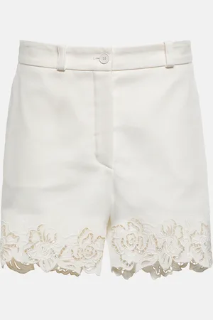 Elie saab Short brodé en coton