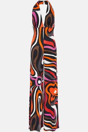 Puccini Combi-pantalon Marmo imprimée