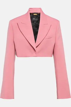 BLUMARINE Blazer raccourci en crêpe