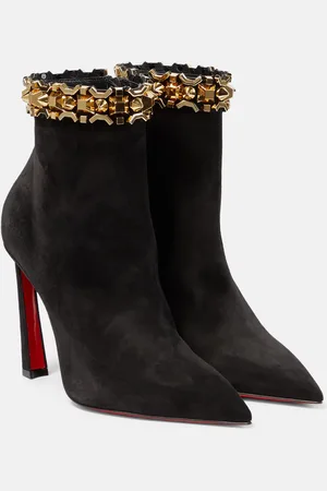 Christian Louboutin Bottines Asteroispikes en daim à ornements