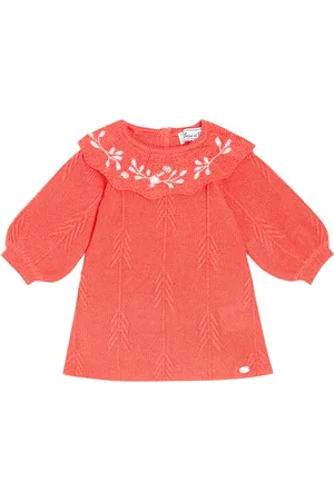 Tartine Et Chocolat Bébé – Robe brodée en laine mélangée