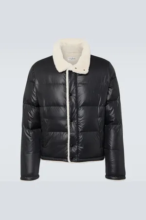 Saint Laurent Veste doudoune à shearling synthétique