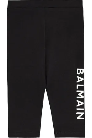 Balmain Bébé – Legging en coton mélangé à logo
