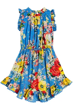 ZIMMERMANN Robe Alight en coton à fleurs