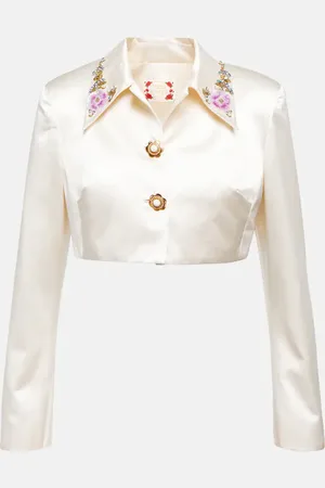 Miss Sohee Ensemble veste et top de mariée en soie