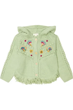 Louise Misha Cardigan à capuche Clara brodé