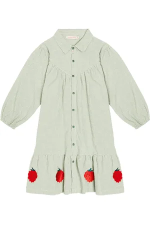 Tiny Cottons Robe Raspberries en coton à carreaux